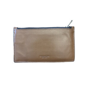 Women's Coach Brown Leather Wallet One Size